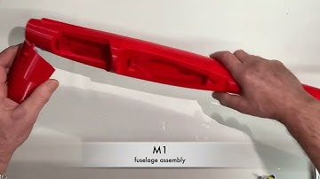 rc airplane, M1, fuselage assembly