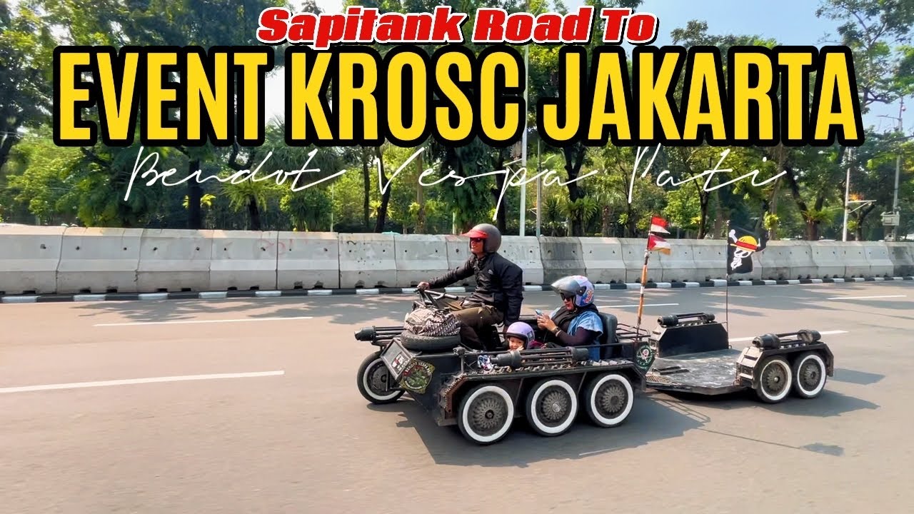 ROAD TO ACARA VESPA JAKARTA - VESPA EXTREME || BENDOT VESPA PATI