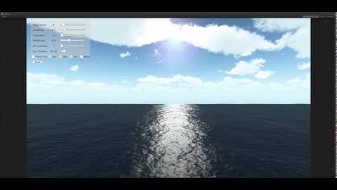 Real time ocean simulation