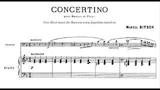 Bitsch: Bassoon Concertino (1948) / Jensen · Kitagawa