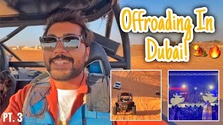 Offroading in Dubai Desert! 😎🏜 | Crazy Off-Road + Camp Night! | Dubai Vlog 3