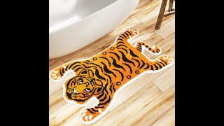 Super Cute Tiger Rug for Bathroom - Fierce, Stylish & Cozy Home Decor! 🐅 screenshot 5