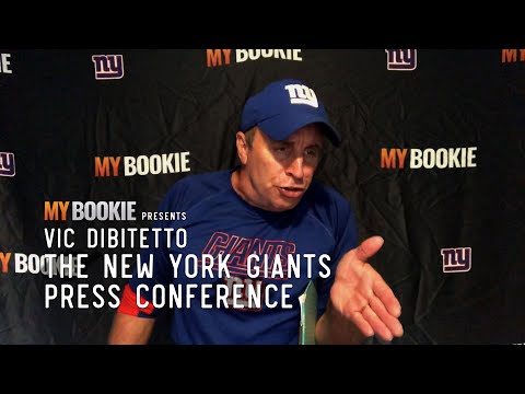 MyBookie Presents The New York Giants Press Conference with Vic DiBitetto | VicDiBitetto.net