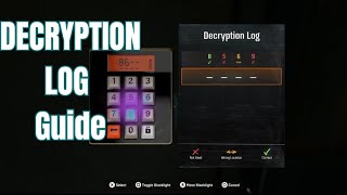 How to solve the decryption log door in Call Of Duty Black Ops 6