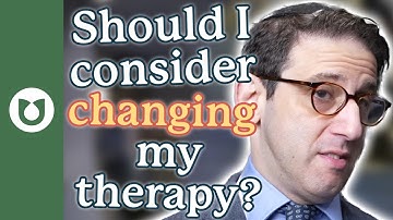 When should a patient consider changing therapy? #AML