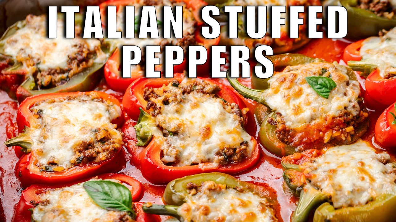 How To Make The Best Stuffed Peppers - YouTube