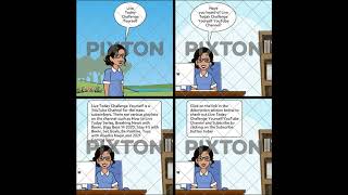 Live Today Challenge Yourself comic strips