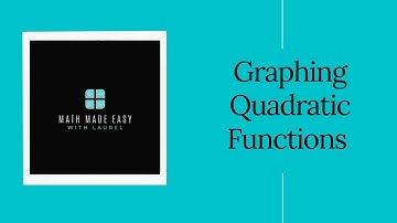 Graphing Quadratic Functions