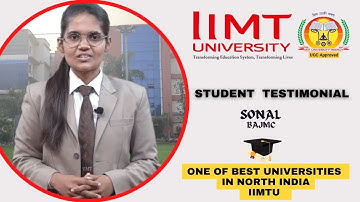 Sonal | School of Journalism & mass Communication | IIMT University Meerut | Students Review