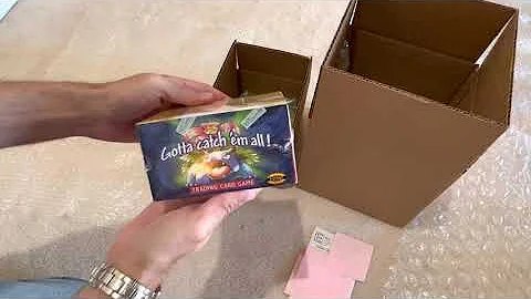 Pokmon Base Set Unlimited Booster Box packing vide...