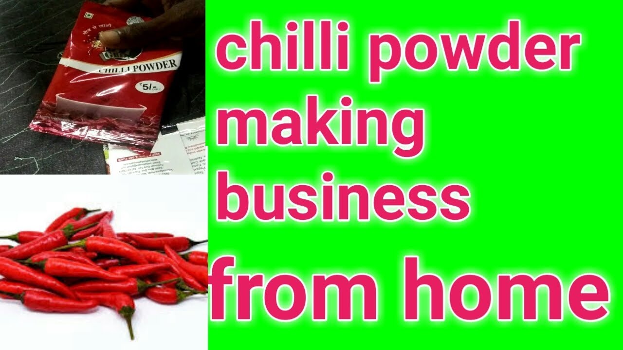 green chilli powder business plan