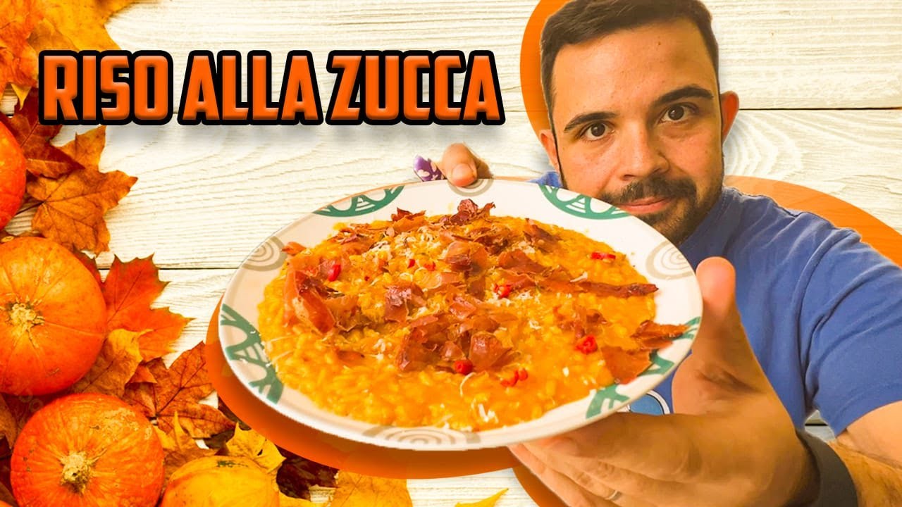 Riso alla Zucca con Prosciutto Crudo Croccante! RICETTA 🎃 YouTube