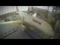 SSJ100 CityJet Livery Painting Time Lapse