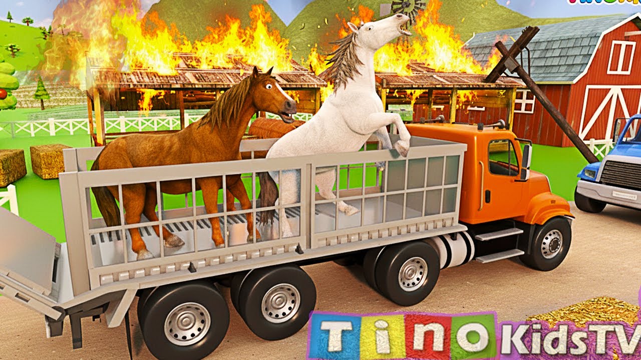 fire-fighter-rescue-team-trucks-for-kids-new-barn-house-construction