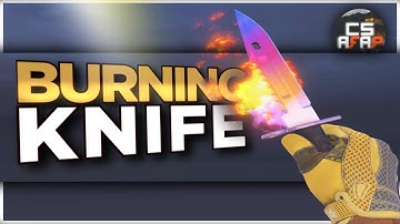 BURNING KNIFE in CS2 + HIDDEN radio SOUNDS | CS2 afap