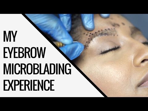 Tattooed Eyebrows!! My Eyebrow Microblading Experience