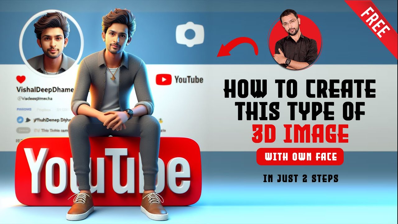 How To Create 3D AI Social Media Boy Image | Trending Social Media ...