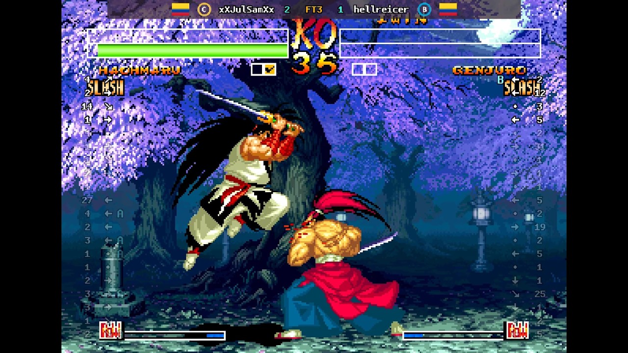 Samurai Shodown IV - 🇨🇴 xXJulSamXx(C) vs 🇨🇴 hellreicer(B
