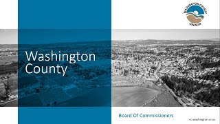 Washington County Board of Commissioners - AM Work Session 05/14/24 (Part 1)