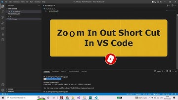 Visual Studio Setup - Zoom In, Zoom Out with Keyboard and/or Mouse  #vscode #visualstudiocode