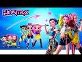 Guerreiras do K-pop! HUNTRIX está Crescendo! Artesanato de Bonecas LOL