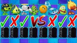 All Plants POWER-UP vs 99 Speaker - Which Plant Will Win? - PvZ 2 Challenge