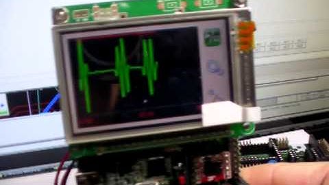 Cortex-M4 K20 - SPI test (3 axis accel sensor, display to tftlcd)