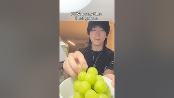 Eating grapes be like: