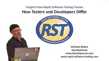 How Testers and Developers Differ - Michael Bolton