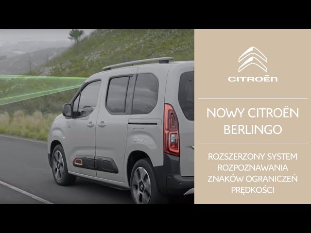 Citroën Berlingo: Rozszerzony System Rozpoznawania Znaków Ograniczeń Prędkości - Youtube
