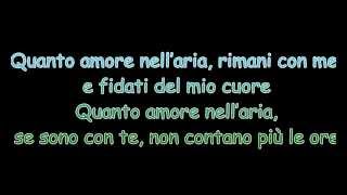 Video thumbnail of "Quanto amore nell'aria-Jorge Blanco Testo"