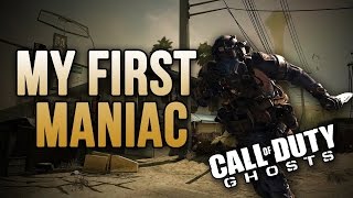 Cod ghosts MANIAC 10 kill streak amazing gameplay