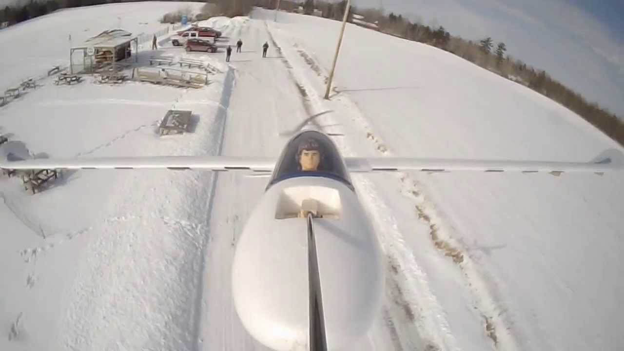 Nitroplanes Airfield Giant Glider at KVMA - YouTube