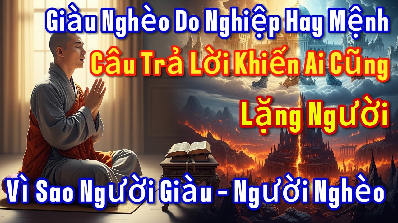Giàu Nghèo Do Nghiệp Hay Do Mệnh? Câu Trả Lời Khiến Ai Cũng Lặng Người | Audio Phật Từ Bi