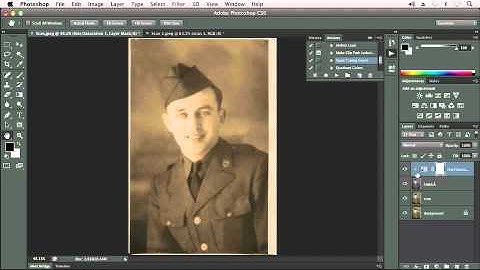 Applying an Action from the Actions Panel - Adobe Photoshop CS6 Tutorial