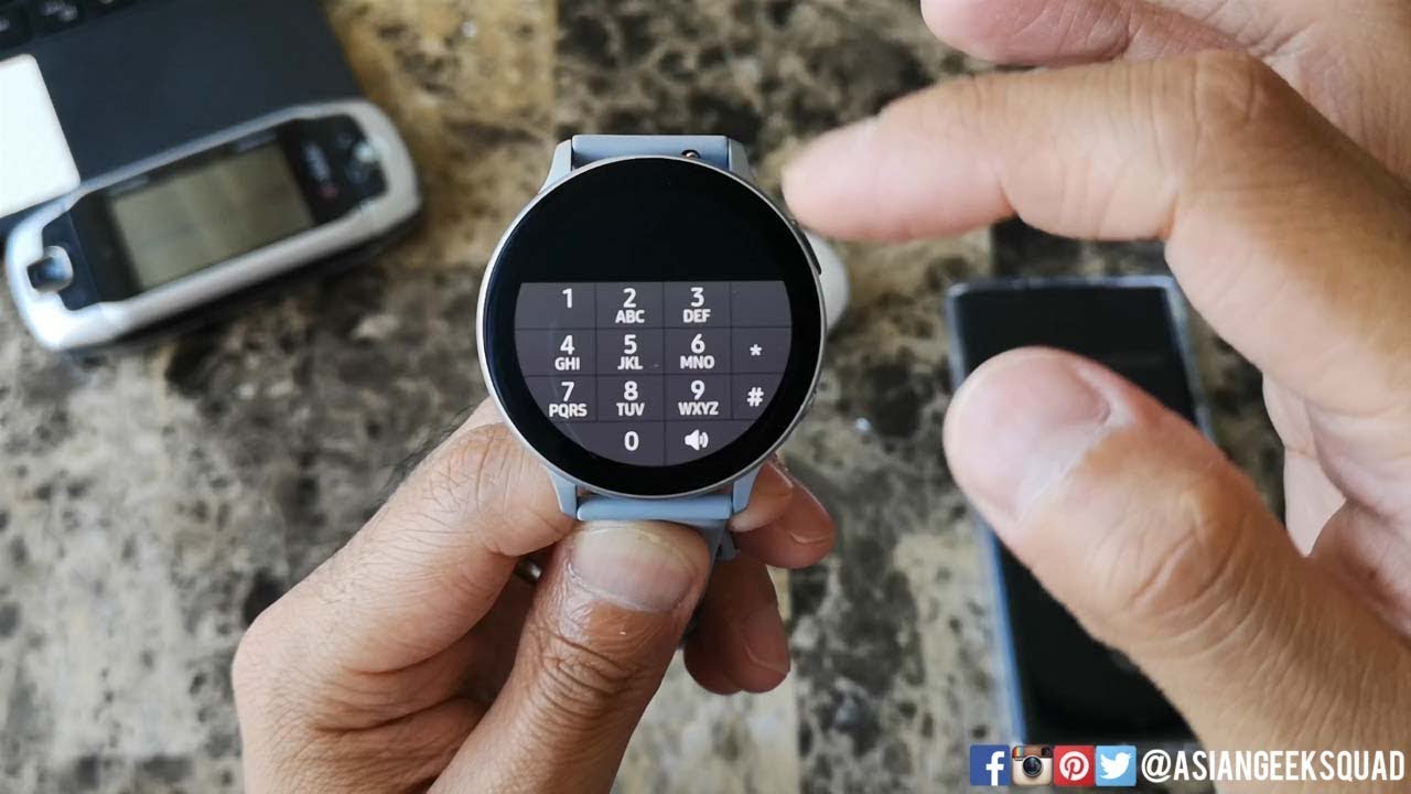 can you text on the samsung galaxy watch active