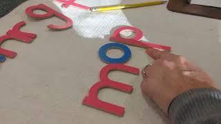 Montessori Materials Monday - Moveable Alphabet