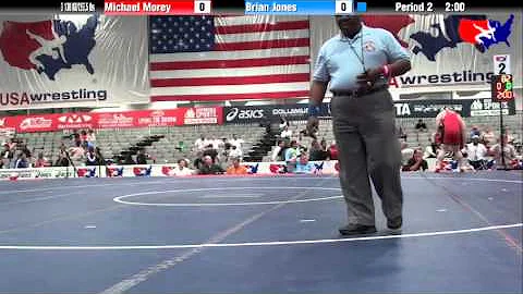 Michael Morey vs. Brian Jones at 2013 Veterans Nat...