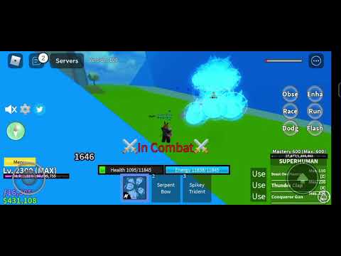Blox Fruit | Bounty/Honor Hunting With Combo Serpent Bow And Spikey Trident 