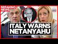 Italy TURNS On Israel In Stunning EU Clash, Tajani Slams IDF Over “Crucifix Attack”