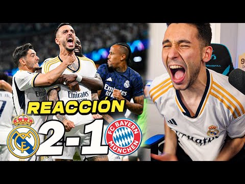 REACCIONES DE UN HINCHA Real Madrid vs Bayern Munich 2-1 *A LA FINAL*