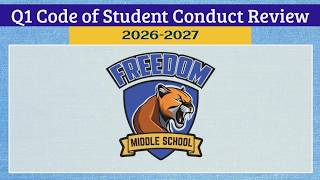 Code of Student Conduct (2026 - 2027)