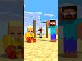 HELP Herobrine do PullUps VS Entity VS Notch #herobrine #minecraft #shorts #saitama