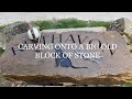 HAND CARVING A STONE HOUSE PLAQUE