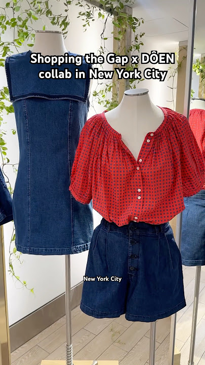 Shop with me! An early look at the Gap x Doen collab   try on #gap #doen #gapxdoen #shopwithme