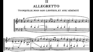 CHARLES KOECHLIN - Organ Sonatine op. 107 no. 1 (Score Video)
00:00 I. Allegretto
02:36 II. Allegretto
04:34 III. Pastorale
Jean Galard, organ
Charles Koechlin (1867-1950) was a French composer who wrote in a variety of styles, renowned for his command of orchestration. For more on Koechlin, see my score video of his violin sonata (https://youtu.be/oCNe3PmOqhg).
This lyrical organ sonatina, written in 1928-29, shows a different side of Koechlin to some of his more dreamy chamber and orchestral works. CHARLES KOECHLIN - Organ Sonatine op. 107 no. 1 (Score Video)