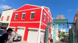Sint Maarten - Front Street Shopping, Beach, and Restaurants in Philipsburg