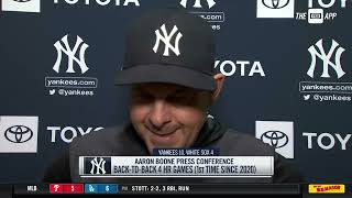 Aaron Boone discusses Yankees offense after 10-4 victory vs. White Sox