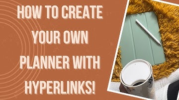 How to create your own digital planner WITH HYPERLINKS in Canva! Step by step | Beginner friendly