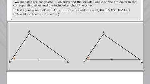 Congruent Triangles | Definition | Problems